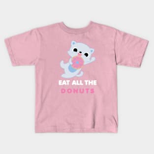 Eat All The Donuts Kids T-Shirt